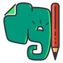 پیش‌نمایش فایل evernote-24 از پک Social Media 