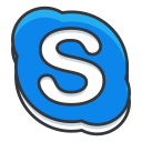 پیش‌نمایش فایل skype-196 از پک Social Media 