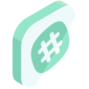 پیش‌نمایش فایل hashtag-42 از پک Social Media 