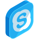پیش‌نمایش فایل skype-198 از پک Social Media 
