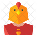 پیش‌نمایش فایل chicken-head از پک Avatars 