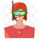 پیش‌نمایش فایل snorkeling-woman از پک Avatars 