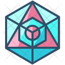 پیش‌نمایش فایل icosahedron-7 از پک Geometry 