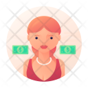 پیش‌نمایش فایل gold-digger-woman از پک نشان آشنایی و قرار