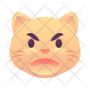 پیش‌نمایش فایل angry-cat از پک Emoji 