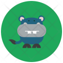 پیش‌نمایش فایل hippo-26 از پک Animals 
