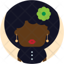 پیش‌نمایش فایل afro-woman از پک آواتار کاربر