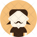 پیش‌نمایش فایل mustache-man-4 از پک آواتار کاربر
