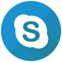 پیش‌نمایش فایل skype-204 از پک Social Media 
