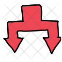 پیش‌نمایش فایل separating-arrow از پک Arrows 