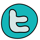پیش‌نمایش فایل twitter-250 از پک رسانه‌های اجتماعی