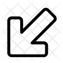 پیش‌نمایش فایل left-bottom-arrow از پک فلش‌ها