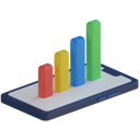 پیش‌نمایش فایل mobile-bar-chart-6802054 از پک تحلیل ها