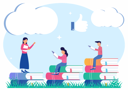پیش‌نمایش فایل students-reading-book-5355508 از پک آموزش