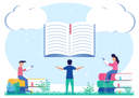 پیش‌نمایش فایل students-reading-book-5355521 از پک آموزش