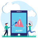 پیش‌نمایش فایل mobile-alert-5759425 از پک قطع شبکه