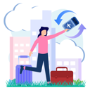 پیش‌نمایش فایل woman-going-on-trip-5841101 از پک تعطیلات و سفر