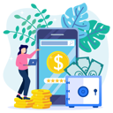 پیش‌نمایش فایل digital-banking-app-5880601 از پک تراکنش کسب‌وکار