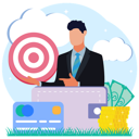 پیش‌نمایش فایل financial-target-5880602 از پک تراکنش کسب‌وکار
