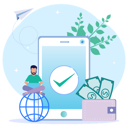 پیش‌نمایش فایل online-banking-5880596 از پک تراکنش‌های کسب‌وکار