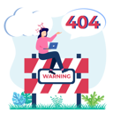 پیش‌نمایش فایل woman-frustrated-with-404-error-6128596 از پک قطع شبکه
