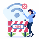 پیش‌نمایش فایل network-error-7294234 از پک قطع شبکه