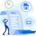 پیش‌نمایش فایل electricity-bill-11398466 از پک صورتحساب