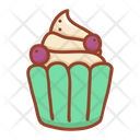 پیش‌نمایش فایل blueberry-cupcake-1507888 از پک نان و دسر
