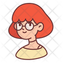 پیش‌نمایش فایل ginger-female-avatar-1543945 از پک آواتار افراد