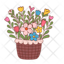 پیش‌نمایش فایل flower-basket-14759087 از پک تزئینات سبد گل