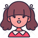 پیش‌نمایش فایل ponytail-girl-2649136 از پک آواتار کودکان
