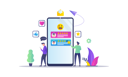 پیش‌نمایش فایل customer-satisfaction-5115257 از پک تصویرسازی کسب‌وکار
