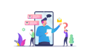 پیش‌نمایش فایل customer-support-5115260 از پک تصویرسازی کسب‌وکار