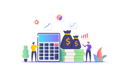 پیش‌نمایش فایل calculating-finance-5115242 از پک کسب و کار