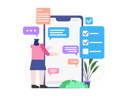 پیش‌نمایش فایل chat-support-5023733 از پک کسب و کار