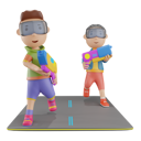 پیش‌نمایش فایل boys-playing-war-game-5439508 از پک پسران