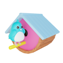 پیش‌نمایش فایل bird-house-6437937 از پک خانه حیوان خانگی بامزه