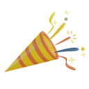 پیش‌نمایش فایل confetti-hat-6762789 از پک مهمانی
