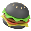 پیش‌نمایش فایل black-burger-7371541 از پک غذا و نوشیدنی