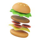 پیش‌نمایش فایل hamburger-7371542 از پک غذا و نوشیدنی
