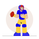 پیش‌نمایش فایل american-football-player-5403860 از پک ورزش ها
