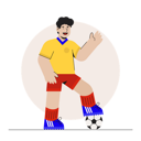 پیش‌نمایش فایل football-player-5403855 از پک ورزش ها