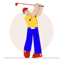 پیش‌نمایش فایل golf-player-5403856 از پک ورزش ها