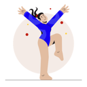 پیش‌نمایش فایل gymnasts-5403853 از پک ورزش ها