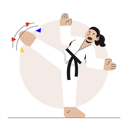 پیش‌نمایش فایل karate-5403852 از پک ورزش ها