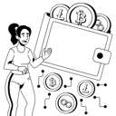پیش‌نمایش فایل digital-wallet-7892302 از پک ارز دیجیتال