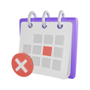 پیش‌نمایش فایل cancel-appointment-6763198 از پک دفتر