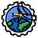 پیش‌نمایش فایل airplane-world-circle-stamp-2214231 از پک تمبر