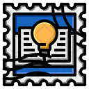 پیش‌نمایش فایل book-idea-stamp-2214224 از پک تمبر