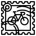 پیش‌نمایش فایل bicycle-stamp-2214191 از پک تمبر